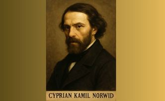 Portret Norwida podpisem Cyprian Kamil Norwid