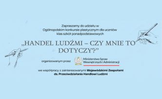 Plakat informujący o konkursie