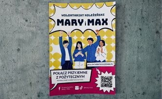 Zdjęcie ulotki promującej wolontariat koleżeński