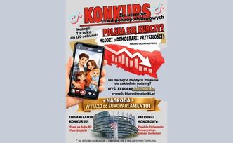 Plakat zachęcający do udziału w konkursie