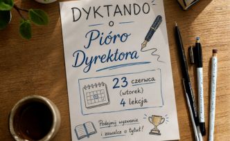 Informacja, ze dyktando odbędzie się we wtorek 23 czerwca na 4 lekcji